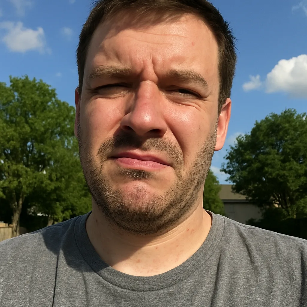 Casual selfie before