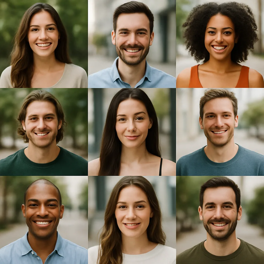 Sample dating profile photo collage