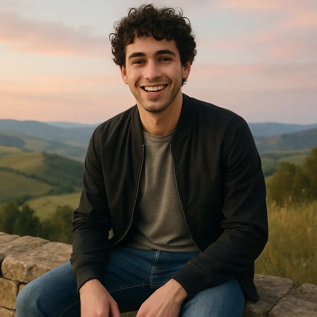 Profile photo at sunset