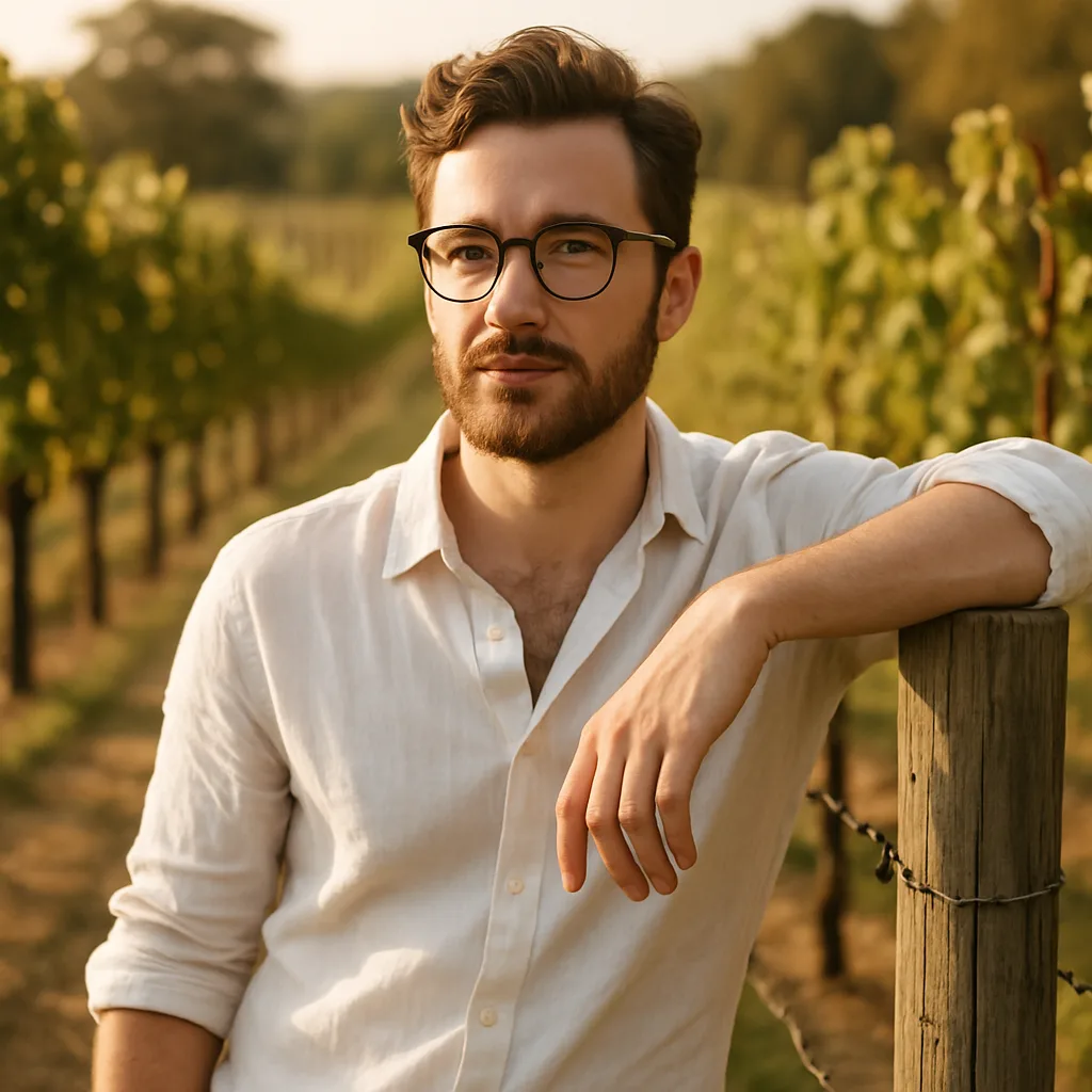 Profile photo in a vineyard